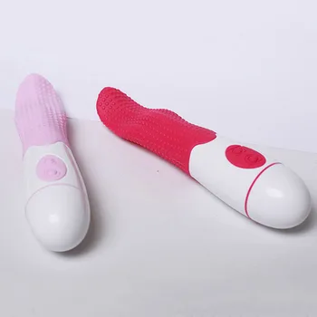 Magija liežuvio G-Tickler Clit Stimuliatorius masturbator Pasakų AV Mini Vibratorius G spot trykšti Sekso Žaislai Moterims