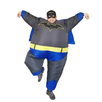 JYZCOS Pripučiami Riebalų Superman Batman Kapitonas Amerika Halloween Kostiumai Suaugusiems, Vaikams, Šalis Cosplay Superhero Išgalvotas Suknelė