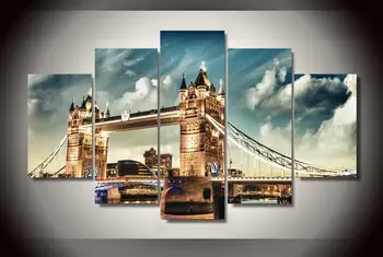 HD Spausdinti london tower bridge anglija Tapybos Drobė Spausdinti kambario dekoro spausdinti plakato nuotrauką drobė Nemokamas pristatymas/ny-1647