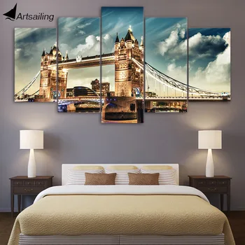 HD Spausdinti london tower bridge anglija Tapybos Drobė Spausdinti kambario dekoro spausdinti plakato nuotrauką drobė Nemokamas pristatymas/ny-1647