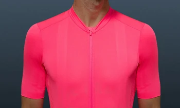 2017 SPEXCEL Aukščiausios kokybės High-Vis Rožinė Pro Komandos aero Dviračių džersis trumpas rankovės vyrų ir moterų, rasės sumažinti rausvos spalvos audinio dviračių marškinėliai