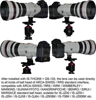 Trikojo stovo Žiedas pagrindinis laikiklis Apykaklės Stovo Kamera, Greito atjungimo Plokštė Ilgo Židinio nuotolio objektyvai Laikiklį Canon EF 500mm f/4L IS II USM