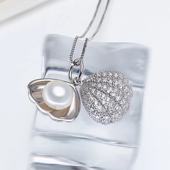 925 sidabro, perlų pakabukas aukso moterys,tikri gamtos frewshwater perlų karoliai pakabukas motina perlų papuošalai Korpuso dizainas