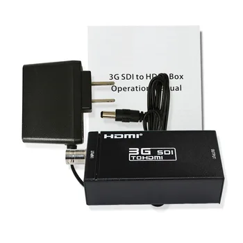 Nemokamas Pristatymas&didmeninė Mini HD 3G SDI į HDMI Adapteris Keitiklis Remti HD-SDI / 3G-SDI Signalai rodomi HDMI