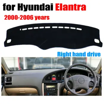 Automobilio prietaisų skydelio apima kilimėlis Hyundai Elantra 2000-2006 metų Dešinės rankos ratai dashmat trinkelėmis brūkšnys apima auto prietaisų priedai