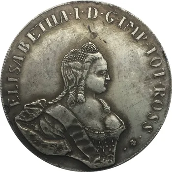 Rusija Elisabeth II ESTIJA Rublis 1757, Šiuolaikinio Medaille MONETOS KOPIJA