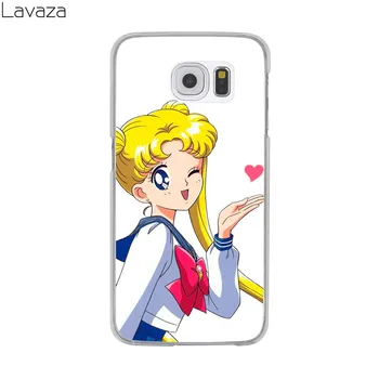 Lavaza Sailor Moon Sailor Mercury Mielas Mielas Hard Case Cover for Samsung Galaxy S8 S9 Plus S3 S4 S5 & Mini S7 Krašto S6 Krašto Plius