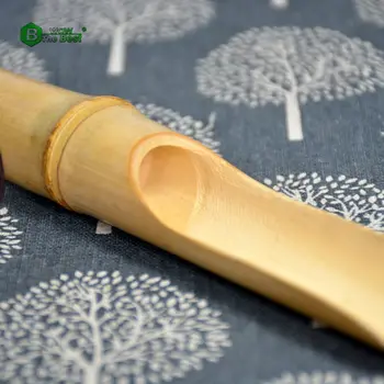 Natūralūs Kinų Ekologinių Bambuko Arbatos Šaukštas Gražus Tradicinis Arbatos Rinkinys Kaušeliai