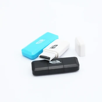 SR Deimanto Stiliaus Micro SD Kortelių Skaitytuvą, USB 2.0 Flash Lector Atminties OTG Adapterio Ratai PC Nešiojamas Reikmenys ir išmaniajame telefone