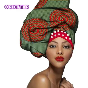 2018 Multi-colored su perlų grožis afrikos headtie moterims Afrikos Moterų Headwraps Aukštos Kokybės Medvilnės Galvos šalikai, šaliai, kaklaskarės WYB293