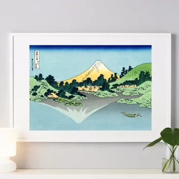 Jpan Kalnų Fuji Akvarelė Drobė Menas Spausdinti Tapyba, Plakatas Sienos Nuotraukas, Skirtą Kambarį Namuose Dekoratyvinis Miegamojo Puošimas Be Rėmelio