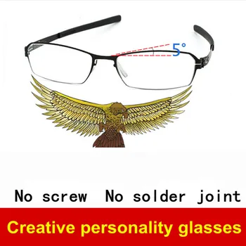Itin lengvas Universalus akiniai, rėmeliai vyrų Ultra-plonas kūrybos akinių rėmeliai vyrams, prekės ženklo asmenybė trumparegystė rėmo vyrų akiniai