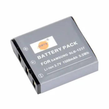 DSTE SLB-1237 Įkrovimo Baterija (akumuliatorius Samsung L85 L55 Fotoaparatas