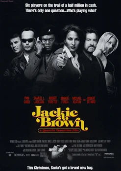Jackie Brown Plakatai Filmą Namų Dekoro Quentin Tarantino Vintage Retro Sienos, Namų Dekoro MO109