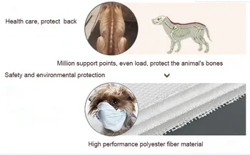 3D reabilitacijos trinkelėmis šuo, katė sužalojimo su vidutinių ir mažų jaunų šunų vandeniui bite lengva valyti rudens ir žiemos trinkelėmis antklodė