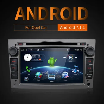 Android 7.1 2Din Automobilių AUTORADIO DVD NAVIGACIJA, WIFI, 3G, DAB+OBD2 Už Vauxhall Opel Astra H G Vectra Antara Zafira Corsa Daugiaformačių