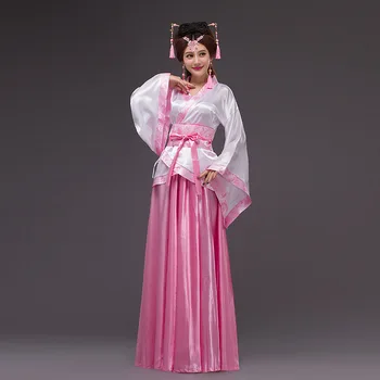 2017new Kinijos Senovės Kostiumas Suknelė Cosplay Kostiumų Kinijos Tradicinių Kostiumų Senovės Tang Dinastijos Hanfu Moterų Hanfu Suknelė