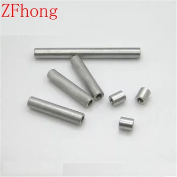 20pcs M2 Aliuminio Turo Lygiosios Žnyplės, RC Dalys, Ilgis 6mm iki 50mm
