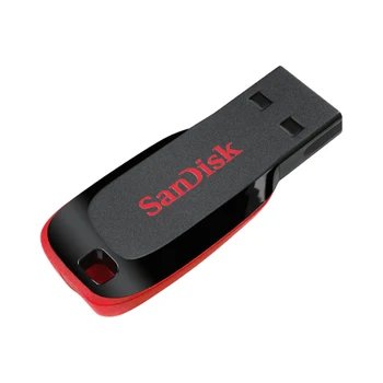 Originalios SanDisk USB Flash Drive Cruzer Blade U Disko CZ50 64GB Pen Drives USB 2.0 Memory Stick SDCZ50