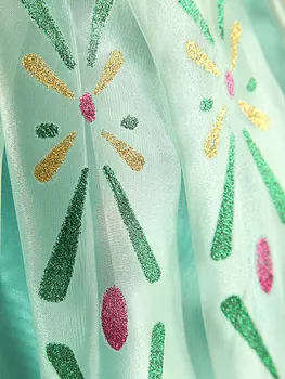 2016 Anna suknelė Princesė mergaičių kostiumai vaikams šalies disfraces princesa vestido ana festa de Carnaval fantasia infantil meninas