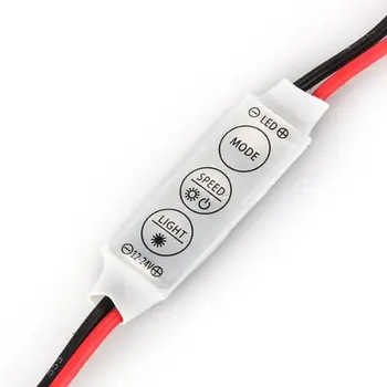Regulador de Intensidad Controlador para LED Tira Luz Monocromatica 12A 12-24V
