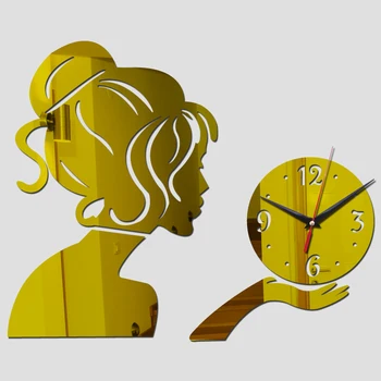 2017 naujas sieniniai laikrodžiai Modernus laikrodis žiūrėti horloge Gyvenimo Adatos Akrilo Namų Puošybai 3d 