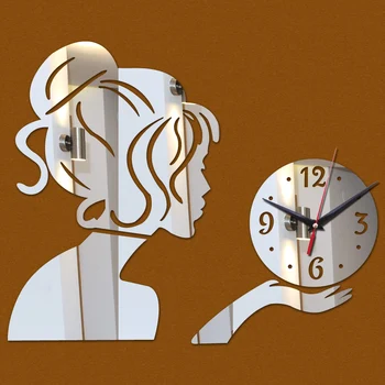 2017 naujas sieniniai laikrodžiai Modernus laikrodis žiūrėti horloge Gyvenimo Adatos Akrilo Namų Puošybai 3d 
