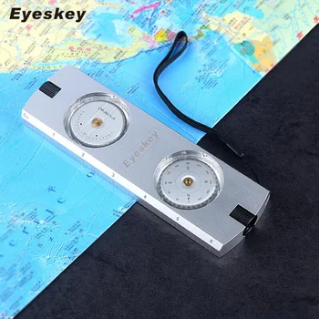 Eyeskey Profesinės Aliuminio Matomumas Kompasas/ Clinometer Nuolydžio/Aukštis Matavimo Žemėlapis, Kompasas, Vandeniui