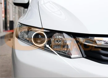 Honda Civic Sedanas 2012 2013 xenon žibintų Puikus Ultra ryškūs apšvietimo smd led Angel Eyes Halo Žiedas rinkinys