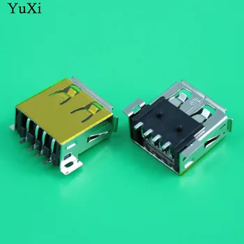 YuXi Naujas USB 2.0 jungtis USB Lizdas uosto lizdo kištuką bendro naudojimo nešiojamas KOMPIUTERIS. 4pin