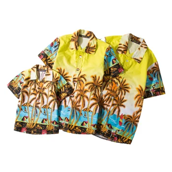 Vyrai Havajų Marškinėliai trumpomis Rankovėmis Atogrąžų Palmių Marškinėliai Vyrams Vasaros camisa masculina Išgalvotas Paplūdimys Marškinėliai Vyrams Atostogų Šalis Drabužiai