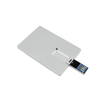USB 3.0 Sąsaja Metalo Kortelę.Banko Kortele.Kredito Kortelės Modelis usb stick pendrive (Nemokama lazerio logotipas)