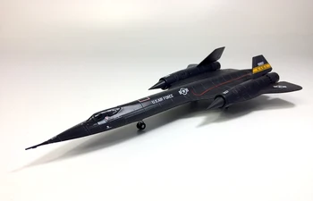 AMER parengti Edition 1/144 Jungtinių amerikos valstijų SR-71 Blackbird Scout modelis Lydinio kolekcijos modelis Atostogų dovanų