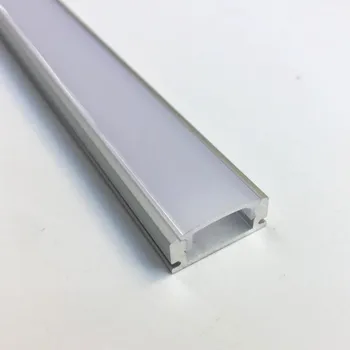 5-15 vienetų TS07D 1m ilgio led aliuminio štampavimo profilis led juostelės žibintai, led juostos aliuminio kanalo būsto