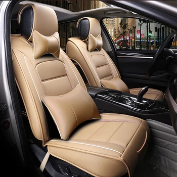 ( Priekinis + Galinis ) Specialus Oda automobilių sėdynės padengti Benz A B C D E S serijos Vito Viano Sprinter Maybach CLA CLK auto priedai