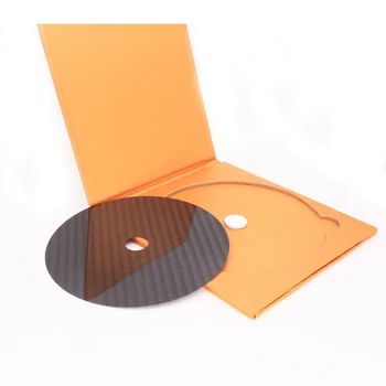 Nemokamas pristatymas HI END 0,2 mm Anglies Pluošto CD DVD Stabilizatorius Kilimėlis Viršų Dėklas Žaidėjas Ratas