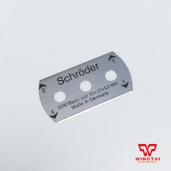 4 Vnt/Set Schroder Blade GSM-100 Ratas Knyga Cutter/ Apvalus Audinys, Pjovimo 100cm^2 GSM pavyzdys Cutter