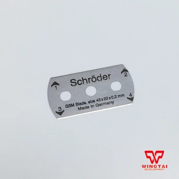4 Vnt/Set Schroder Blade GSM-100 Ratas Knyga Cutter/ Apvalus Audinys, Pjovimo 100cm^2 GSM pavyzdys Cutter