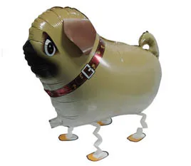 KARŠTA! 10vnt Buldogas Pug pėsčiomis balioną helio balionas šarpėjų šuo, žaislų, animacinių filmų balionas