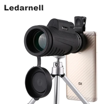 Ledarnell 40x60 Galingi Žiūronai Zoom Žiūronų Lauko Akiniai Puikus Delninis Teleskopai Karinės HD Profesionalios Medžioklės