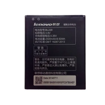 Nauja originali Baterija Lenovo A806 BL229 Įkrovimo 2500mAh Atsarginė Baterija Lenovo A806 BL229