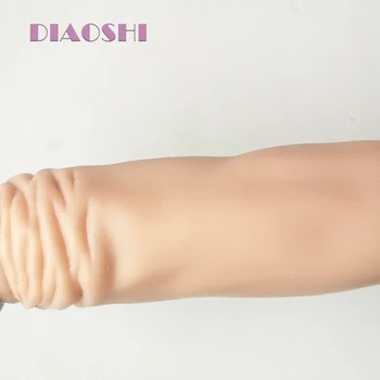 DIAOSHI 16,5 cm Tikroviškas Dildo analinis Vandeniui Lankstus Vadovas varpos su tekstūra stipri siurbimo taurės Sekso žaislai moterims