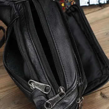 2018 vyrai, kelioniniai krepšiai, natūralios odos krepšys vyrų juosmens pack juosmens krepšys fanny pack juosmens diržas maišelį saco WZ14