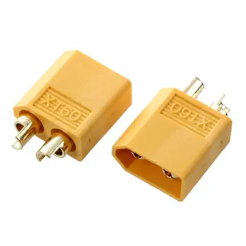 ABWE 5 poros geltona nailono pluošto XT60 T - plug Lipoic elektros lizdas RC Auksas kištukinis adapteris