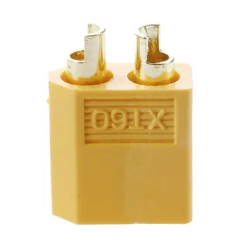 ABWE 5 poros geltona nailono pluošto XT60 T - plug Lipoic elektros lizdas RC Auksas kištukinis adapteris