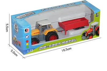 1:72 Plastikas ABS Ūkininkas Automobilio Modelį žaislas Grūdų Kombainus Ūkio Traktorius, Grūdų Krautuvai, Švietimo Modelio Automobilių Žaislai Vaikams, Vaikai