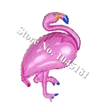 Ryškiai Rožinės Spalvos Folija Flamingo Balionai Vyniojamojo Popieriaus Ananasų Korio Havajų Luau Šalis Vasaros Paplūdimio Foto Fonas, Dekoracijos