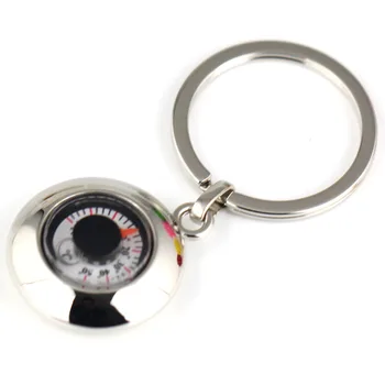 Praktinių termometras keychain raktų žiedas naudinga thermograph key chain portachiavi aukštos kokybės įrankiai chaveiro llaveros hombre