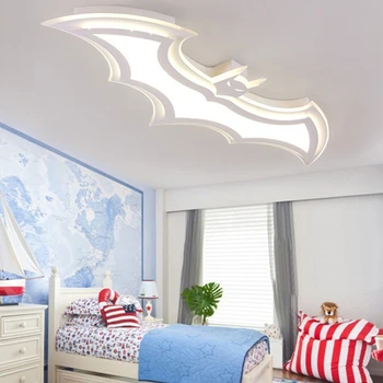 Betmenas led šviestuvais, vaikų kambario, miegamojo AC85 - 265V led šviestuvo akrilo moderniame kambaryje yra childroom