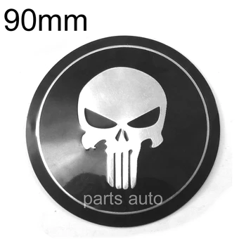 60MM 65mm BMW 90mm VW Punisher Logotipas Automobilio Vairas Centras Hub Bžūp Logotipas Ženklelis Decal Simbolis Varantys Lipdukas Dodge